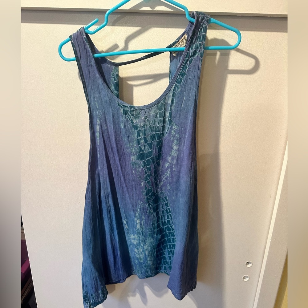 Tree of Life Tie Dye Tunic Tank